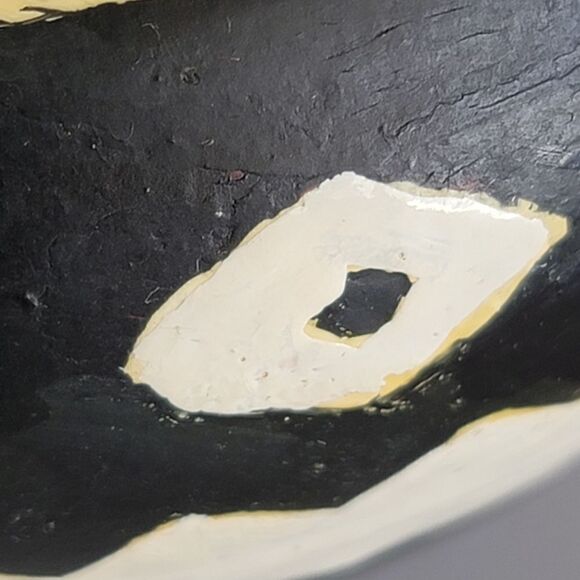 Peach wire tree geometric pottery vase decor - Picture 3 of 5